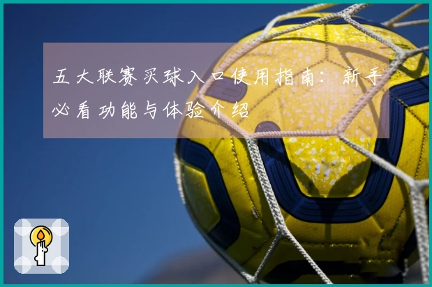 五大联赛买球入口使用指南：新手必看功能与体验介绍